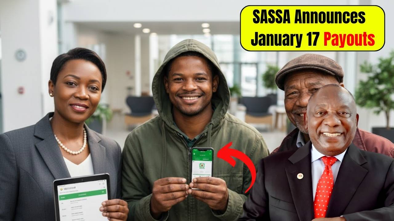 SASSA Confirms 17 January Payments - Beneficiaries to Receive R560 and R1,250 Grants