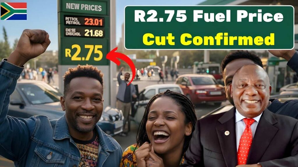 Fuel Prices Cut by R2.75 Per Litre from 20 January 2026 - Big Relief for Motorists